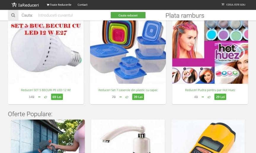 Site de reduceri produse