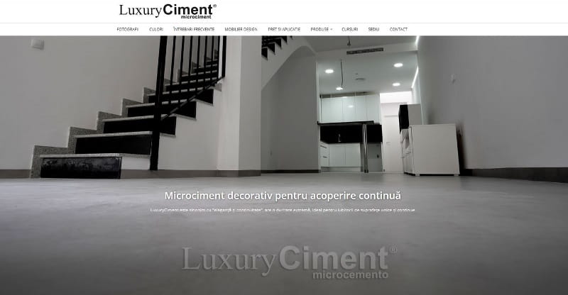 LuxuryCiment | calitatea si aplicare Microciment